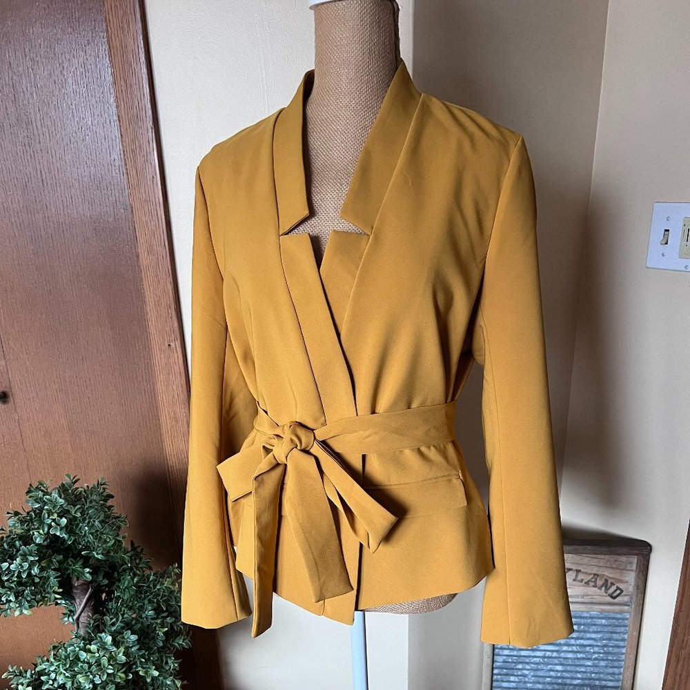 NY&Co Mustard Blazer